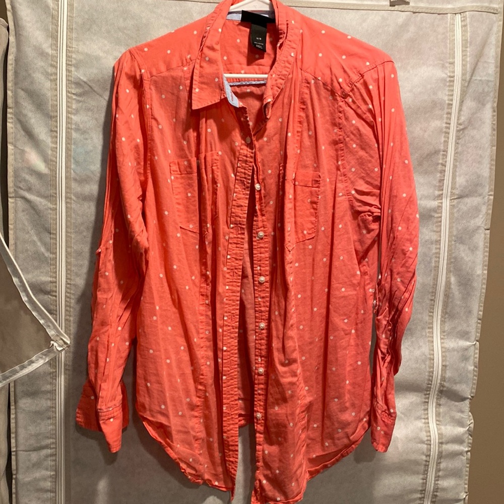Lane Bryant button up dress shirt
